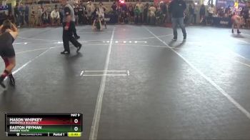 100 lbs Semifinal - Mason Whipkey, Woodsfield Bulldogs vs Easton Fryman, Warren Youth