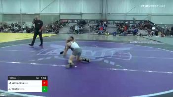 108 lbs Prelims - Matthew Almedina, Mat Assassins Wrestling Club vs Jayden Yauck, Sarbacker Wrestling Academy