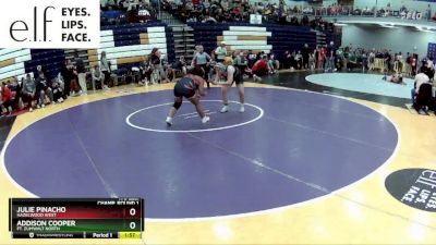 170 lbs. Champ. Round 1 - Julie Pinacho, Hazelwood West vs Addison Cooper, Ft. Zumwalt North