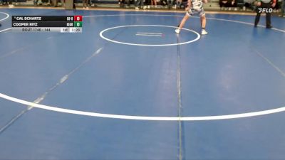 144 lbs Round 6 - Cal Schartz, Great Bend HS vs Cooper Ritz, Kearney