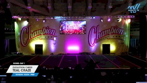 Evolution Cheer - Teal Craze [2023 L1.1 Youth - PREP Day 1] 2023 Champion Cheer and Dance Grand Nationals (Cheer)