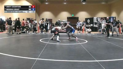 120 lbs Cons. Rd Of 16 - Brett Crawford, Savage Wrestling Academy vs Messiah Grant, Hammer Wrestling Club