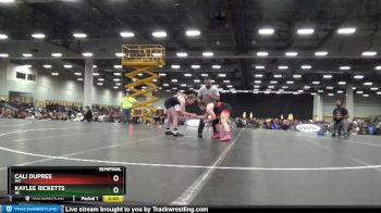 164 lbs Semifinal - Kaylee Ricketts, NE vs Cali Dupree, MO