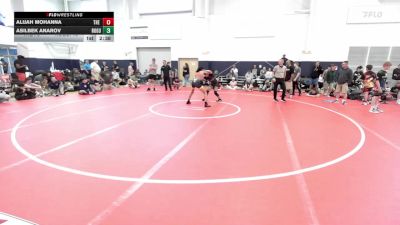 120 lbs Round Robin 2 - Alijah Mohanna, The Asylum Yellow-HS vs Asilbek Anarov, Rogue Wrestling Club-HS