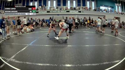 155 lbs Quarterfinals (8 Team) - Chris Lopez, KONG MS vs Boone Brown, Misfits United