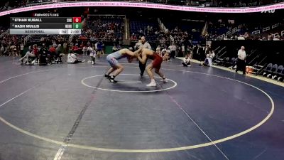 2A 215 lbs Semifinal - Ethan Kuball, Seaforth High School vs Nash Mullis, North Stanly