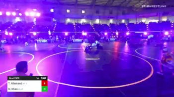 50 lbs Quarterfinal - Trenten Allemand, No Escape Wr Ac vs Nolan Khan, Bear Cave