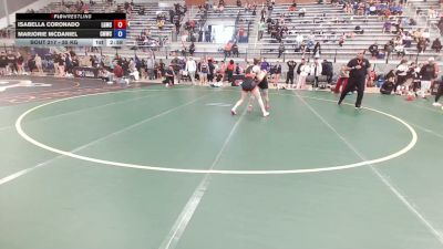 55 kg Champ. Rd Of 32 - Isabella Coronado, La Grande Mat Club vs Marjorie McDaniel, Colorado Mesa Wrestling Club