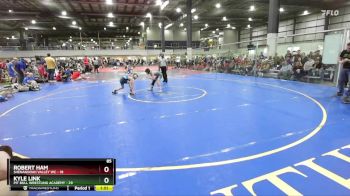 85 lbs Round 4 (6 Team) - Kyle Link, PIT BULL WRESTLING ACADEMY vs Robert Ham, SHENANDOAH VALLEY WC