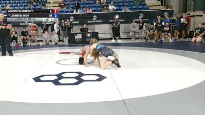 100 lbs Cons. Rd Of 32 - Madelyn Murphy, Illinois vs Libertie Nigh, Ohio