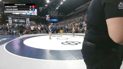 135 lbs Cons. Sub-rd Of 32 - Janelle Henry, Arizona vs Taylor Ward, Oregon