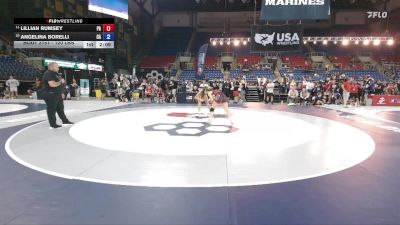 120 lbs Champ. Rd Of 32 - Lillian Rumsey, PA vs Angelina Borelli, CA
