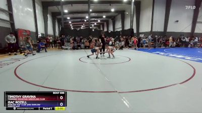 86 lbs Cons. Round 3 - Timothy Gravina, Thunder Mountain Wrestling Club vs Isac Rozell, Barlow Mat Club (DBA Barlow Wrestling)