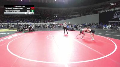 6A Boys 126 lbs Champ. Round 2 - Brody Lybarger, Mountainside Boys vs Joseph Borraggine, North Medford Boys