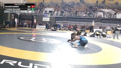 157 lbs Consi Of 16 #2 - Jackson Barnes, St. Mark's School Of Texas vs Cainan Williams, McCallie School