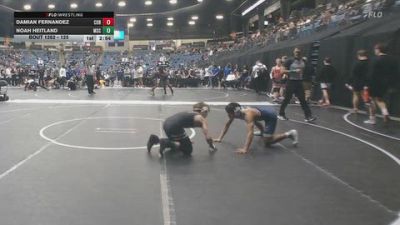 125 lbs Cons. Round 2 - Noah Heitland, Murray State vs Damian Fernandez, Corban University