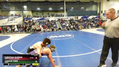 125 lbs Semifinal - Christian Guzman, North Central College vs Connor Fiser, Loras