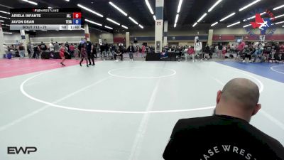 71 lbs Quarterfinal - Ariela Infante, All American Wrestling Club vs Javon Dean, Texasports Wrestling