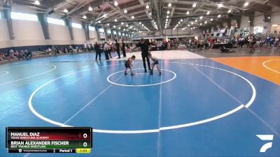 52 lbs Cons. Round 3 - Brian Alexander Fischer, Best Trained Wrestling vs Manuel Diaz, Texas Wrestling Academy