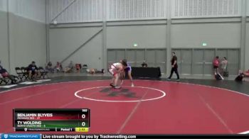 160 lbs Placement Matches (8 Team) - Benjamin Blyveis, Michigan Red vs Ty Wolding, North Dakota Red