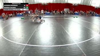 132 lbs Champ Round 1 (16 Team) - Jackson Spearman, Rochester Century A vs Elliott Gnewuch, Xavier-Cedar Rapids A