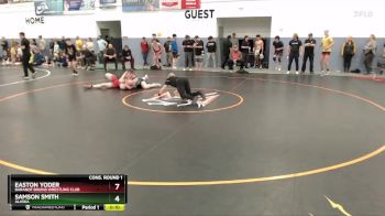 165 lbs Cons. Round 1 - Samson Smith, Alaska vs Easton Yoder, Baranof Bruins Wrestling Club