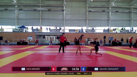 Cata Mendez vs Araceli Inchausti 2025 ADCC South American Championship