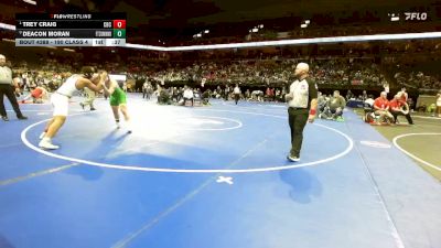 190 Class 4 lbs 3rd Place Match - Trey Craig, Christian Brothers College vs Deacon Moran, Ft. Zumwalt North