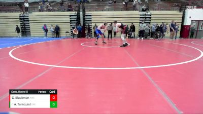 144 lbs Cons. Round 5 - Austin Turnquist, Speedway vs Carter Blackmon, Alexandria Wrestling Academy