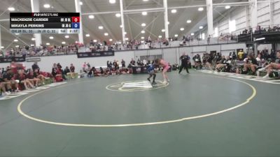 120 lbs Mackenzie Carder, Ohio Blue vs Mikayla Perkins, Indiana Gold