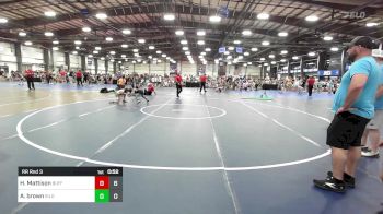 56 lbs Rr Rnd 3 - Hunter Mattison, Buffalo Valley Wrestling Club - Black vs Anthony Brown, Silo