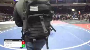 86 lbs Quarterfinal - Naime Abdallah, Team Texas vs Jullien Mejia, Pride WC