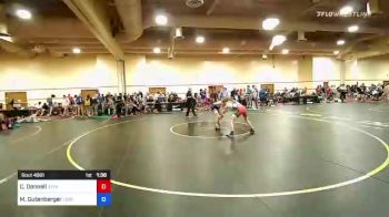 55 lbs Consi Of 16 #1 - Cash Donnell, Standfast Wrestling Club vs Mason Gutenberger, Legends Of Gold MT