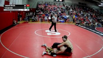 145 lbs 5th Place Match - Mason Bryan, West Allegheny Hs vs Kyler See, North East Hs