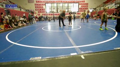 52 lbs Quarterfinal - Juaquin Sanchez-Luevano, OKC Saints Wrestling vs Jaxon Ditmore, Team Tulsa Wrestling Club