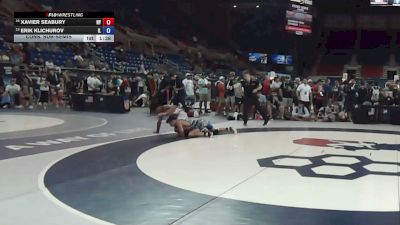 120 lbs Cons. Sub-semis - Xavier Seabury, New York vs Erik Klichurov, Illinois
