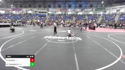 74 lbs Consi Of 4 - Rex Ruybal, SLV Elite vs Nathaniel Candelaria, Bear Creek Junior Wrestling Club