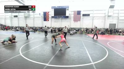 109 lbs Consi Of 8 #1 - Dosephin Hardt, Dominate WC vs Hazel Leyva, Silverback WC