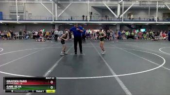 68 lbs Round 6 (8 Team) - Grayden Paris, U2-Cliff Built vs Gabe Silva, Doughboys