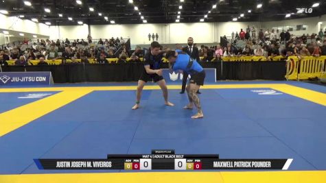 Maxwell Patrick Pounder vs Justin Joseph M. Viveiros 2025 World IBJJF Jiu-Jitsu No-Gi Championship
