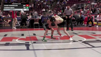 107 lbs Consi 5 - Chase Karenbauer, Grove City vs Camron Smith, Trinity*