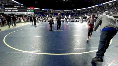 90 lbs Consy 4 - Brayden Smith, Connellsville vs Camden Conner, Chartiers-Houston