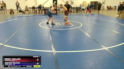 136 lbs Round 2 (8 Team) - Brody Wieland, Minnesota Red vs Sigmar Solaas, Texas Gold