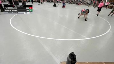 89-94 lbs Cons. Round 1 - Linzee Mason, Northwest Jr. Lions Wrestling vs Jadyson Wilson, Contenders Wrestling Academy