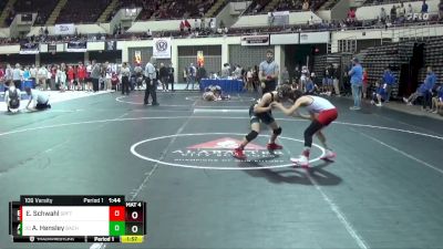 106 Varsity Semifinal - Ace Hensley, Bayshore Christian vs Ethan Schwahl, Spanish Fort