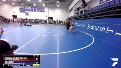 63 lbs Quarterfinal - Colton Oeltjenbruns, Green River Grapplers vs Issac Lee, High Plains Thunder Wrestling