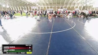 125 lbs Cons. Round 4 - Reese Lucero, Uintah vs Jasmin Garcia, Cedar City