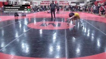 80 lbs Cons. Round 5 - Lochlan Kolbow, Forest Lake Wrestling Club vs Oliver Rauenhorst, Summit Wrestling Academy