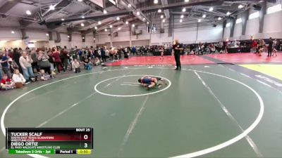 52 lbs Quarterfinal - Tucker Scalf, South East Texas Gladiators Wrestling Club vs Diego Ortiz, El Paso Wildcats Wrestling Club