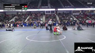 85 lbs Cons. Round 1 - Lucas Natalini, Columbus vs Graham Miller, WTC